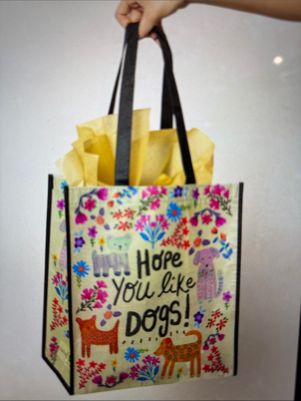 NATURAL LIFE Reusable “Hope You Like Digs” Tote